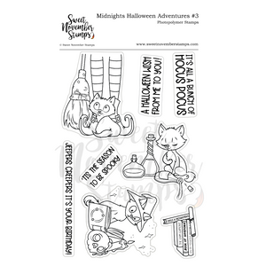 Clear Stamp Set - Midnight's Halloween Adventures #3