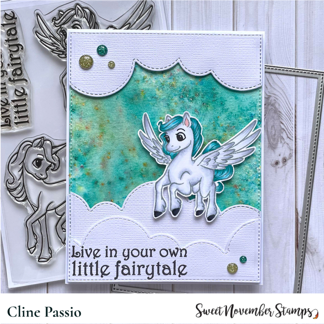 Clear Stamp Set - Fairytale Unicorns 4x6