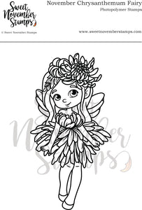 Clear Stamp Set - November Chrysanthemum Fairy