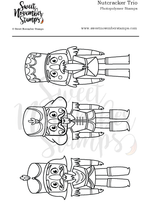 Load image into Gallery viewer, Clear Stamp Set - Nutcracker Trio
