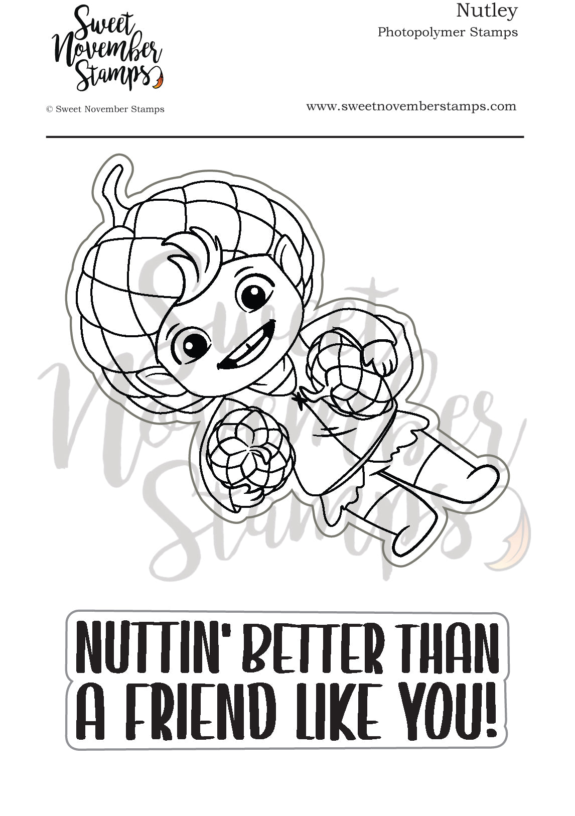 Clear Stamp Set - Nutley