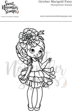 Load image into Gallery viewer, Clear Stamp Set - October Marigold Fairy
