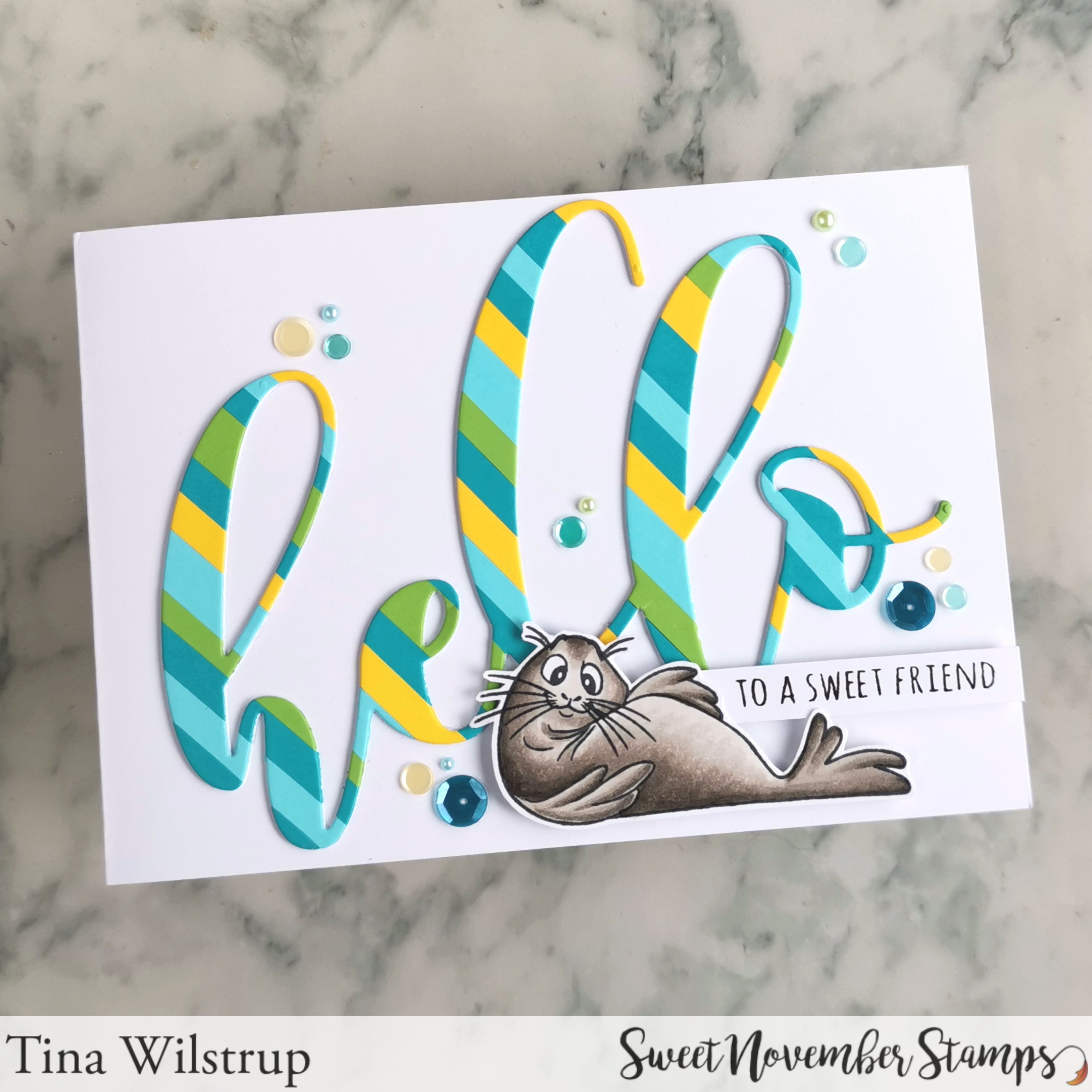 Clear Stamp Set - Tide Pool Pals