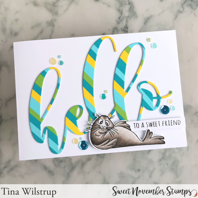 Clear Stamp Set - Tide Pool Pals