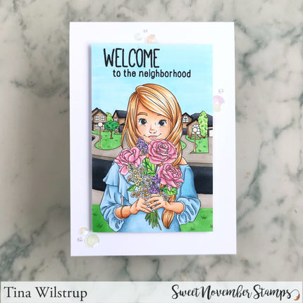 Digital Stamp - May Flowers: Mary Kate