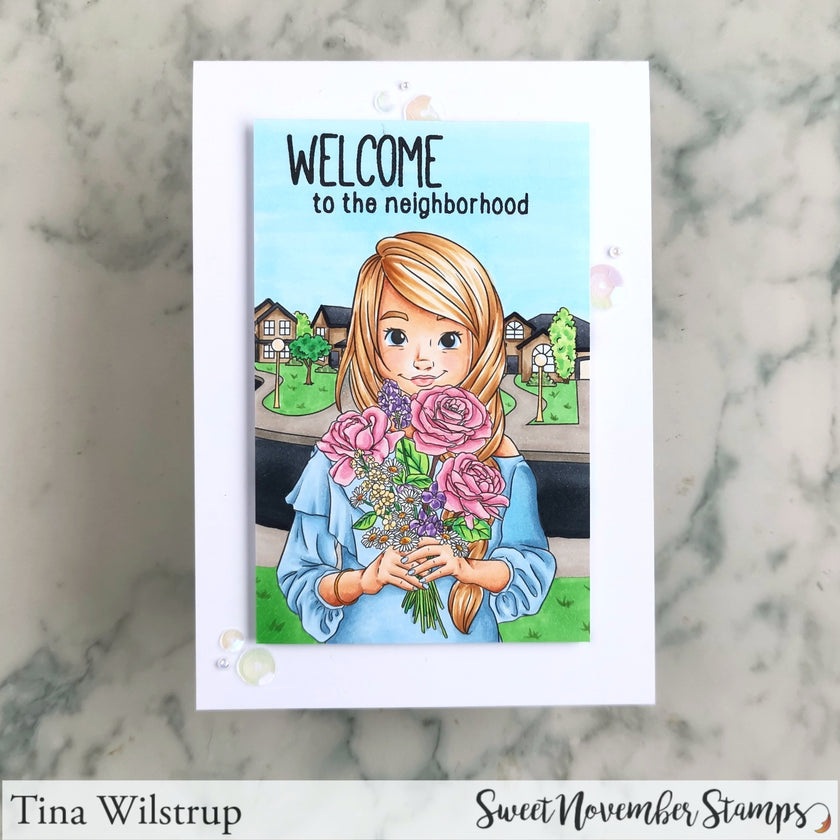 Digital Stamp - May Flowers: Mary Kate