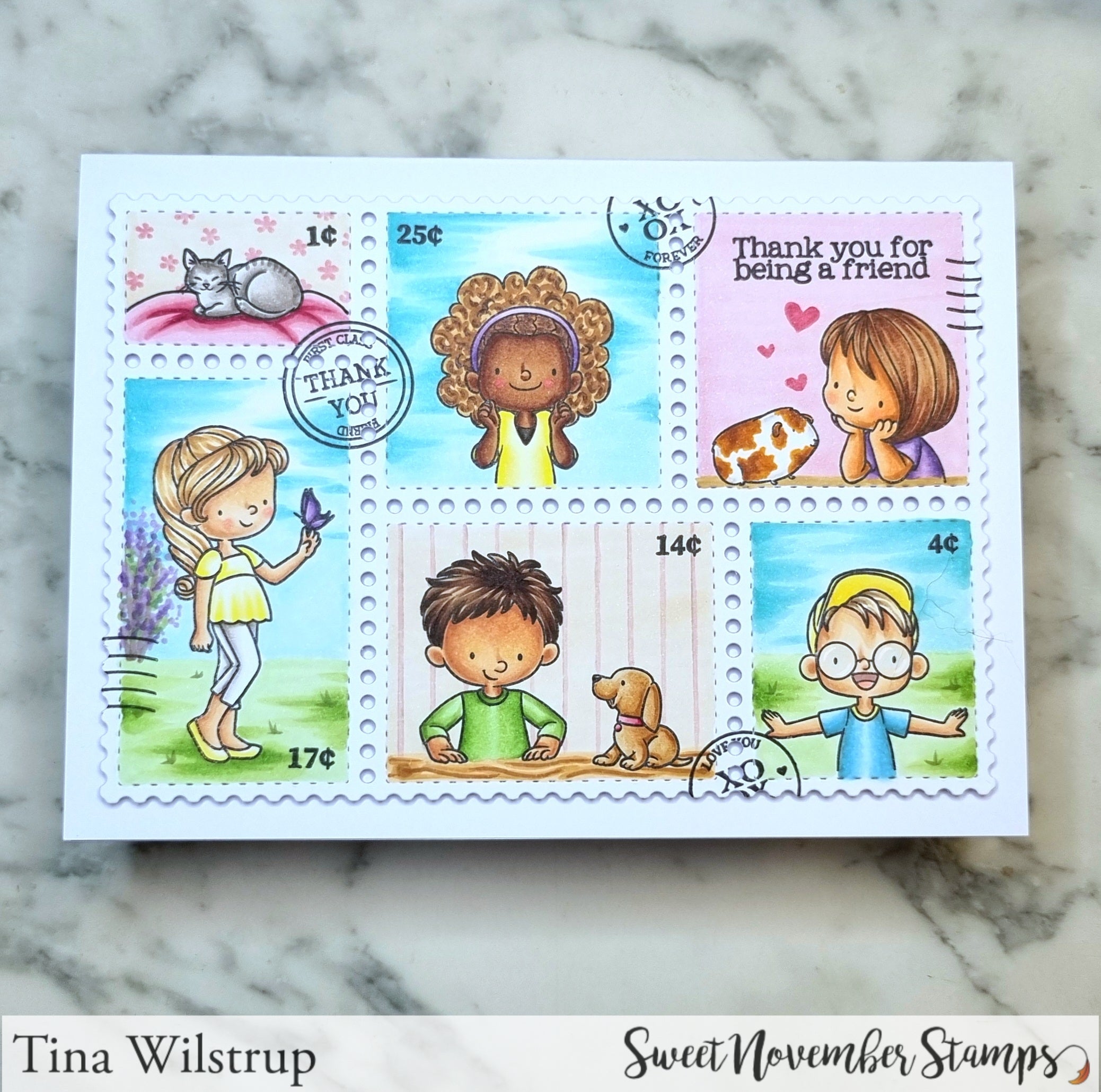 Clear Stamp Set - Postage Pals: Landscape