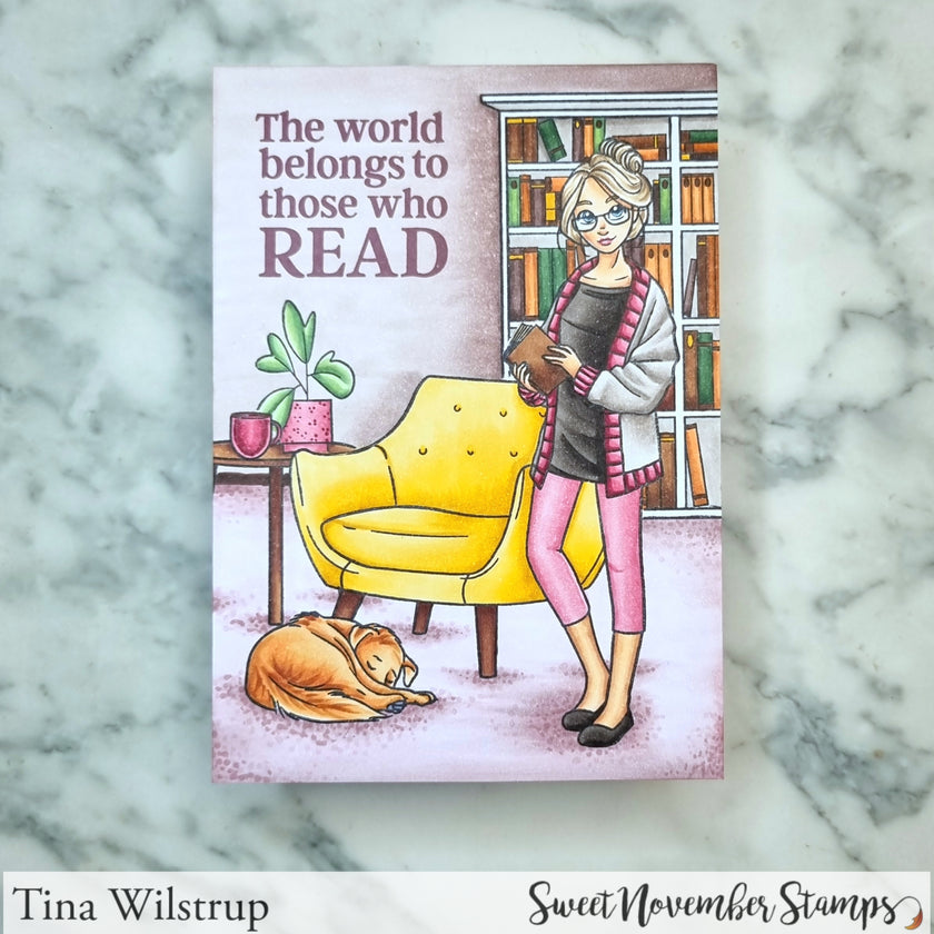 Clear Stamp Set - Simple Room Reading Nook Add-On