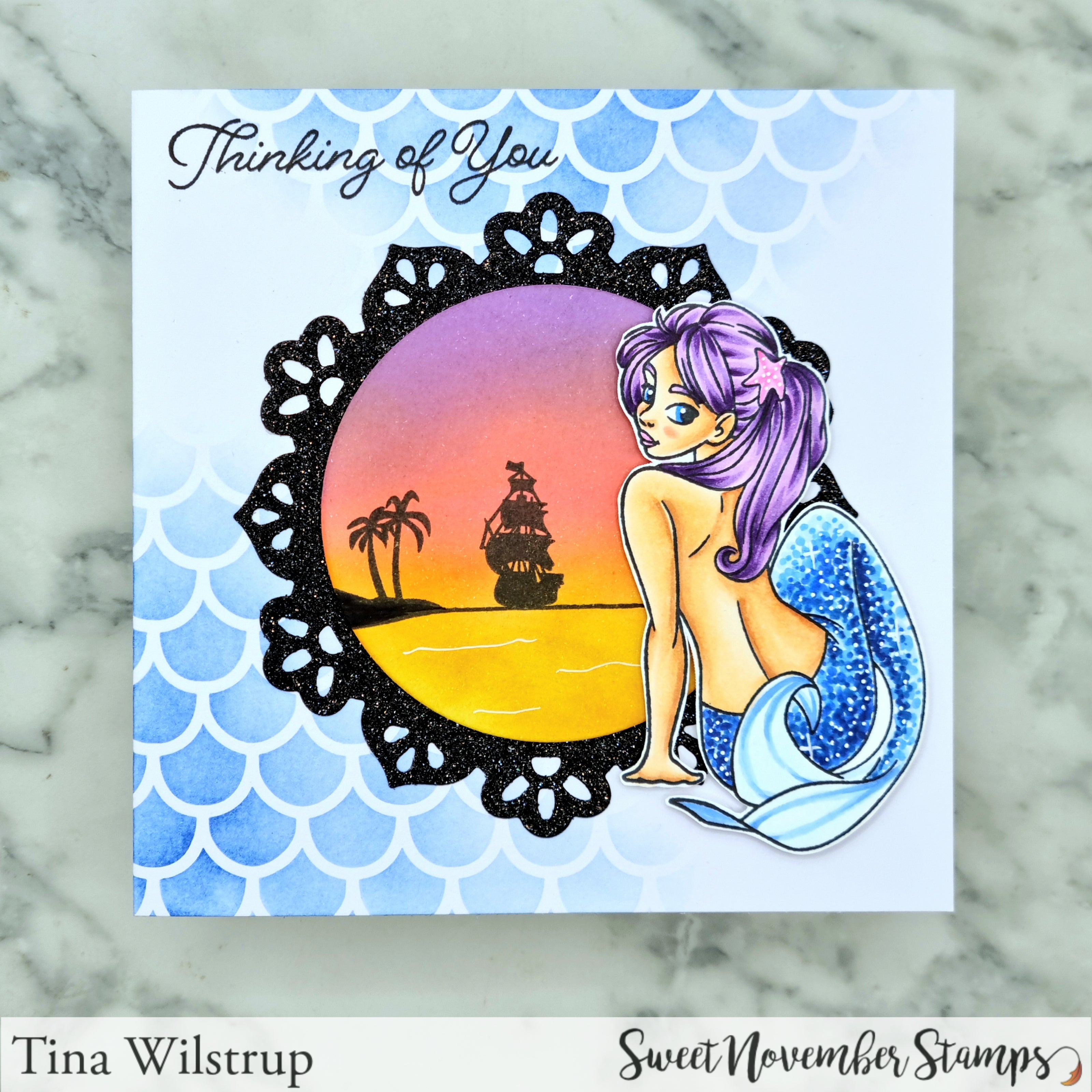 Clear Stamp Set - Lovely Mermees