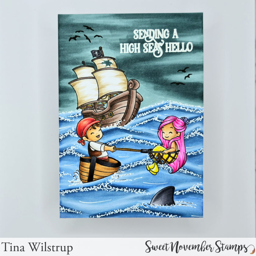 Clear Stamp Set - Background Builder: Yo Ho Ho