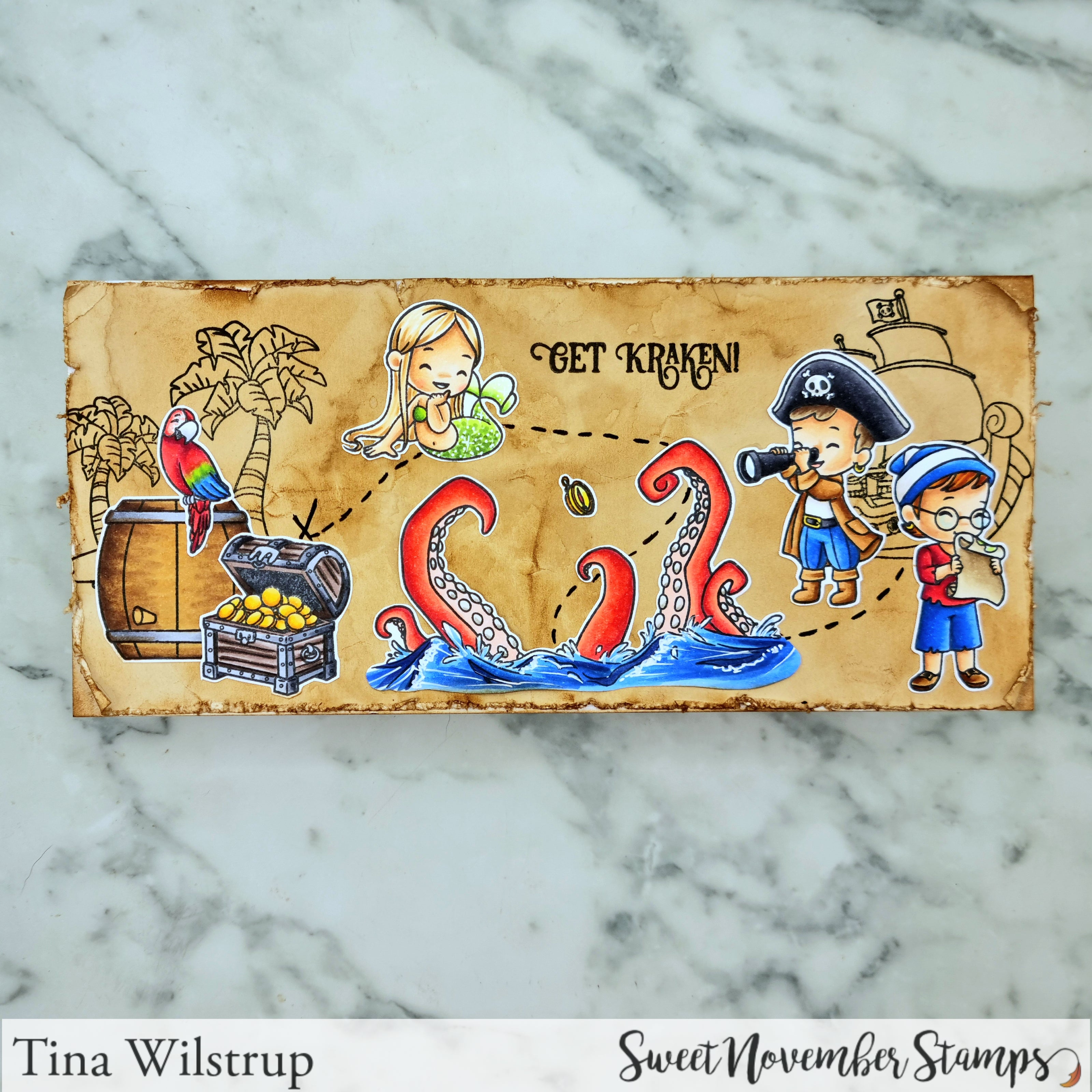 Clear Stamp Set - Background Builder: Yo Ho Ho