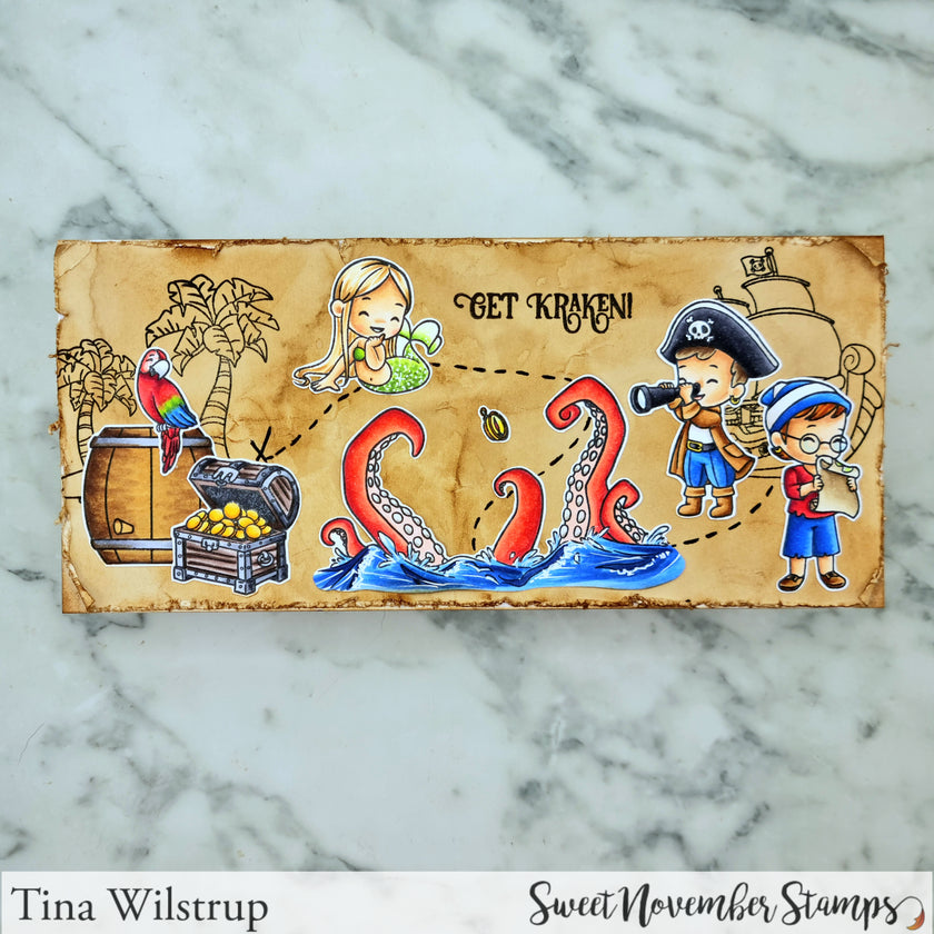 Clear Stamp Set - Background Builder: Yo Ho Ho