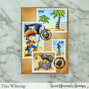 Clear Stamp Set - A Wee Bit of Piracy