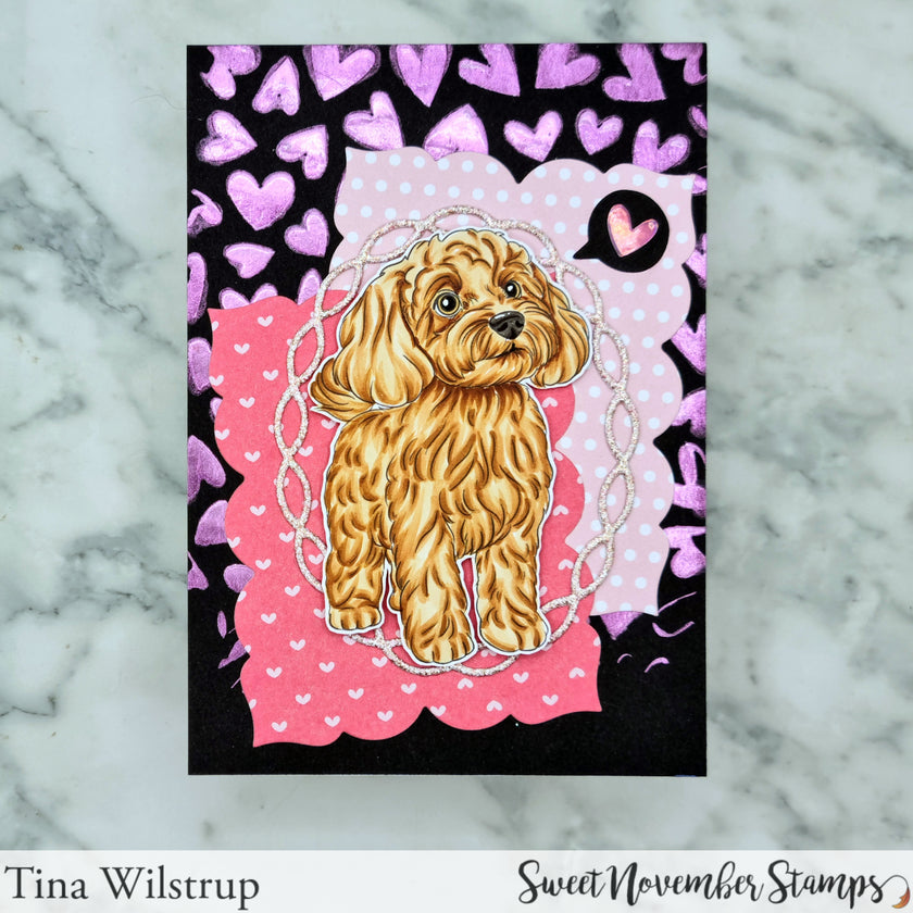 Digital Stamp - Dog Park 4: Minnie the Maltipoo