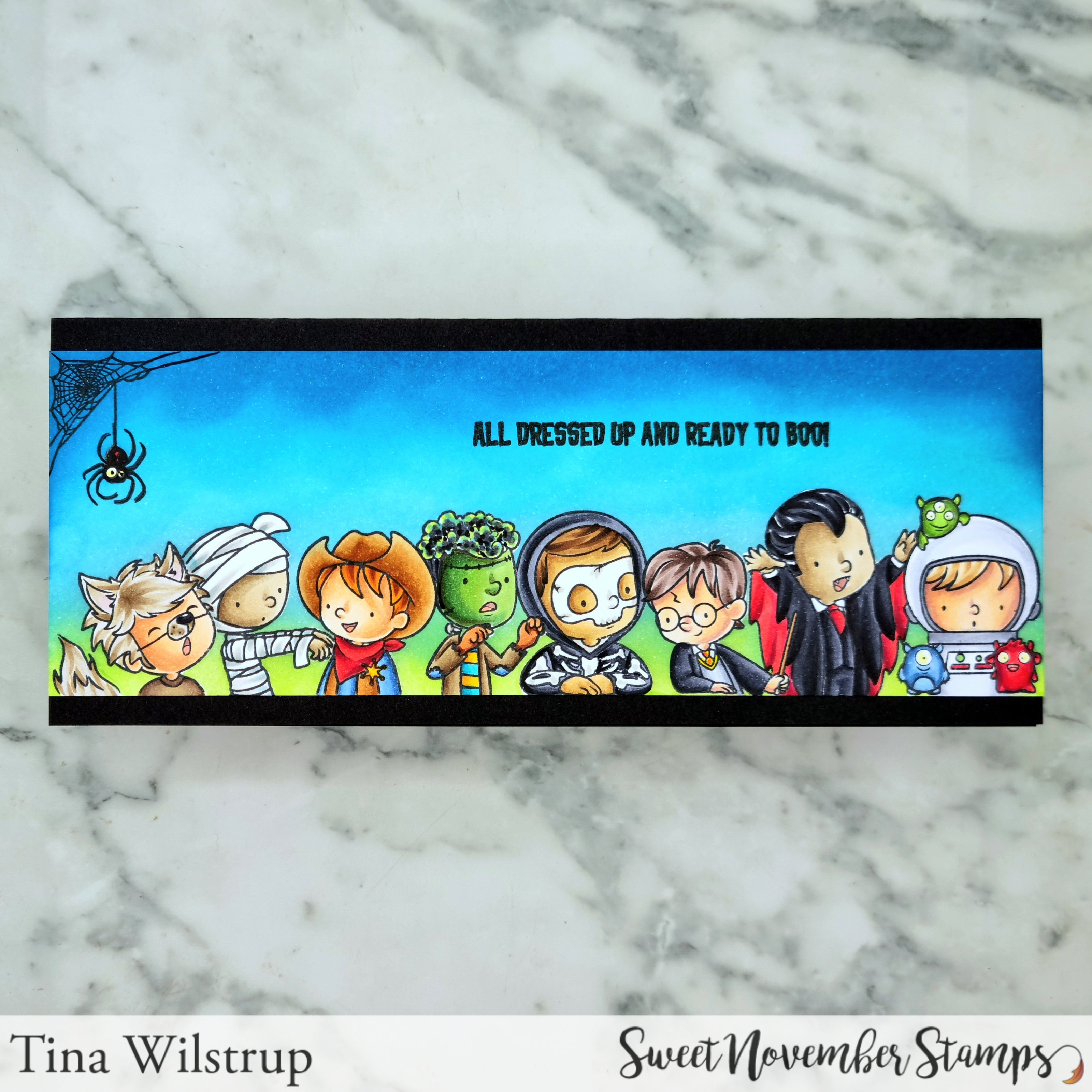 Clear Stamp Set - Halloween Postage Pals: Portrait