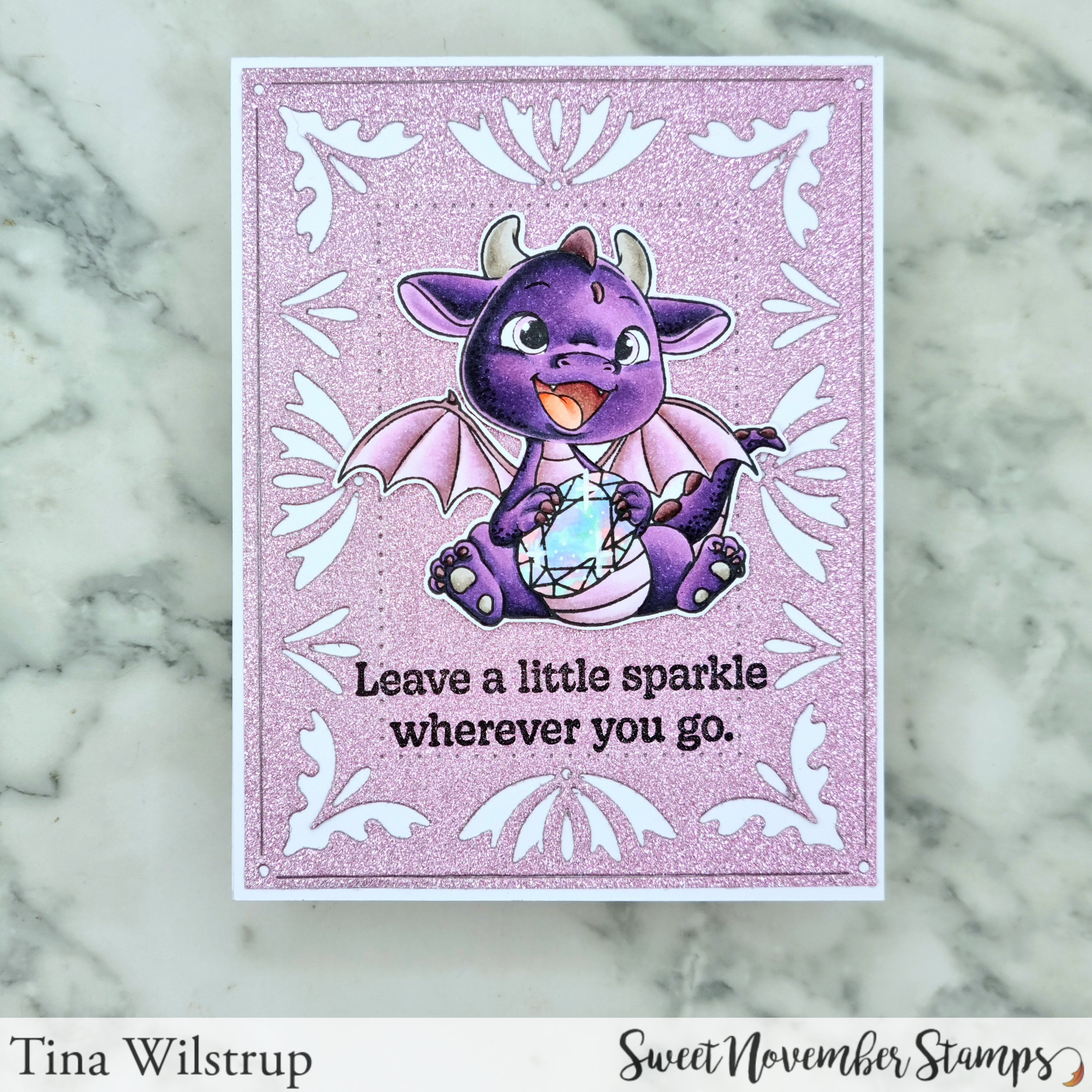 Clear Stamp Set - October Opal Dragon