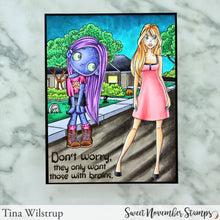 Load image into Gallery viewer, Clear Stamp Set - Zoe the Zombie
