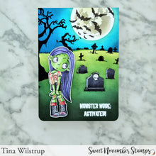 Load image into Gallery viewer, Clear Stamp Set - Zoe the Zombie
