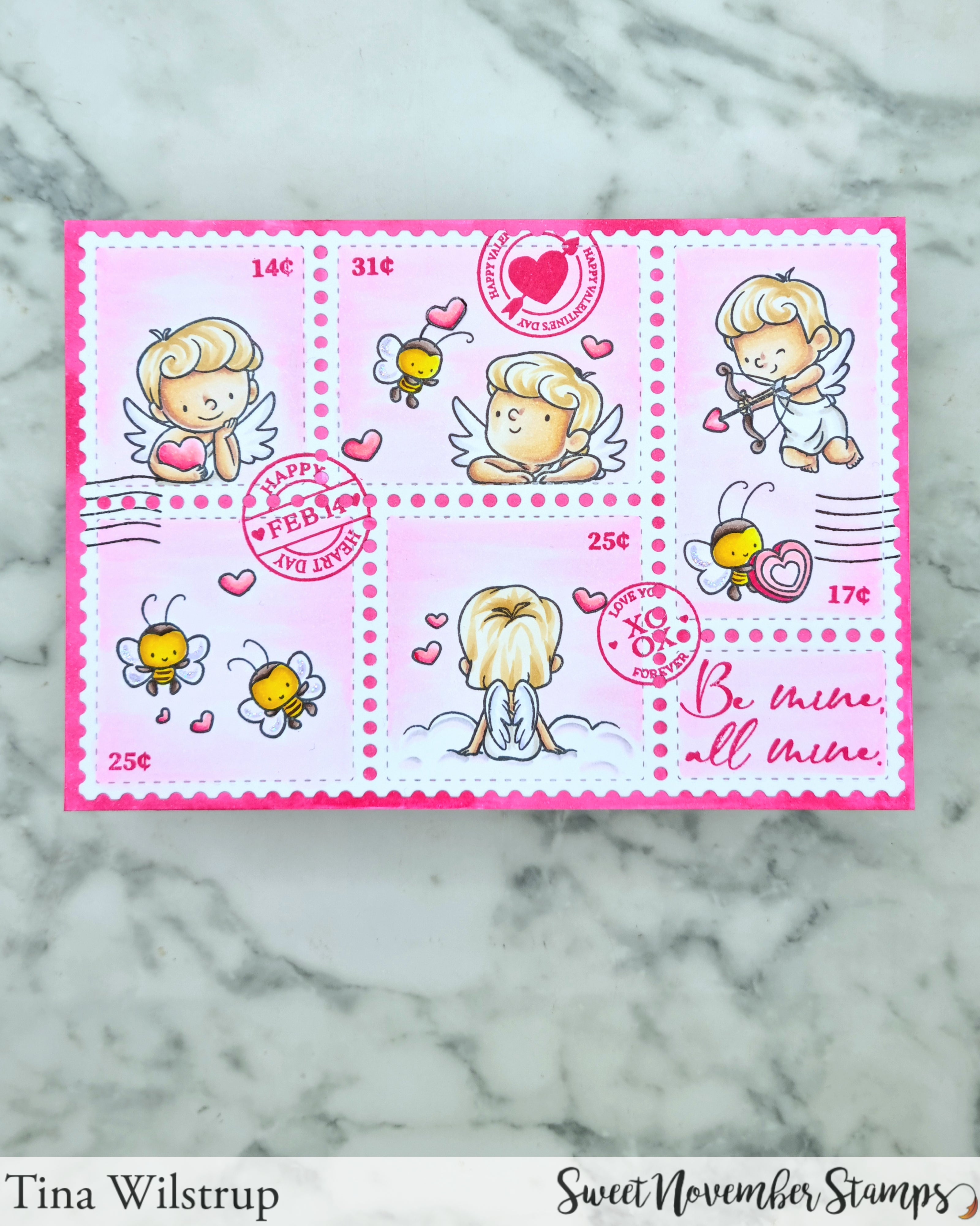 Clear Stamp Set - Postage Pals: My Valentine