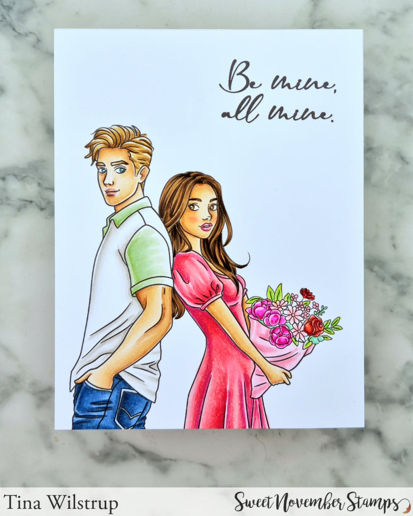 Digital Stamp -2026 Hoppy Hearts clear stamp bundle: digital edition