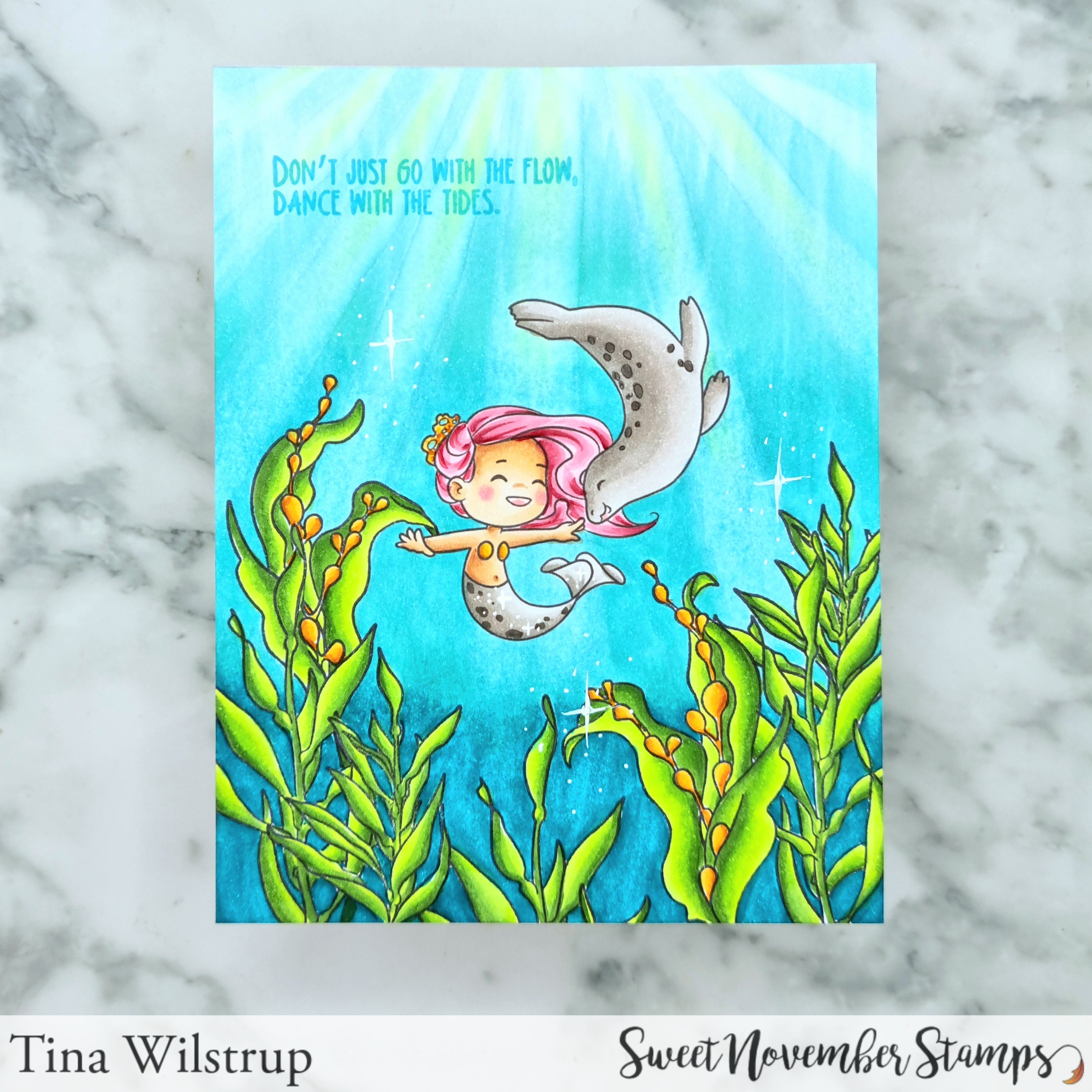 Clear Stamp Set - Merwee Tide Dancers