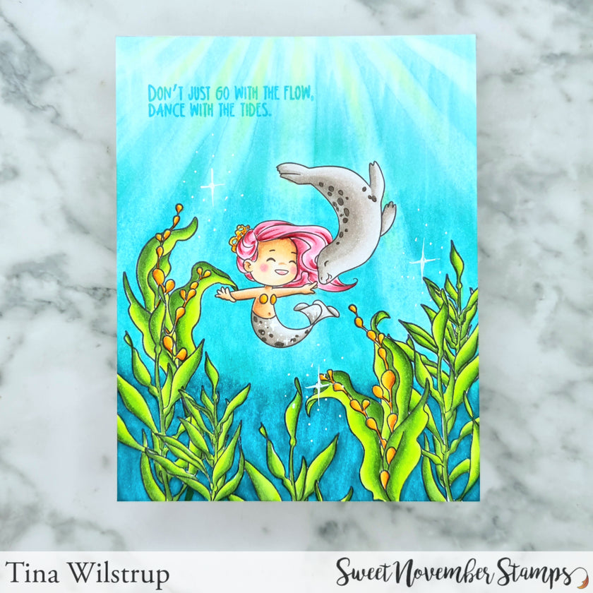 Clear Stamp Set - Merwee Tide Dancers
