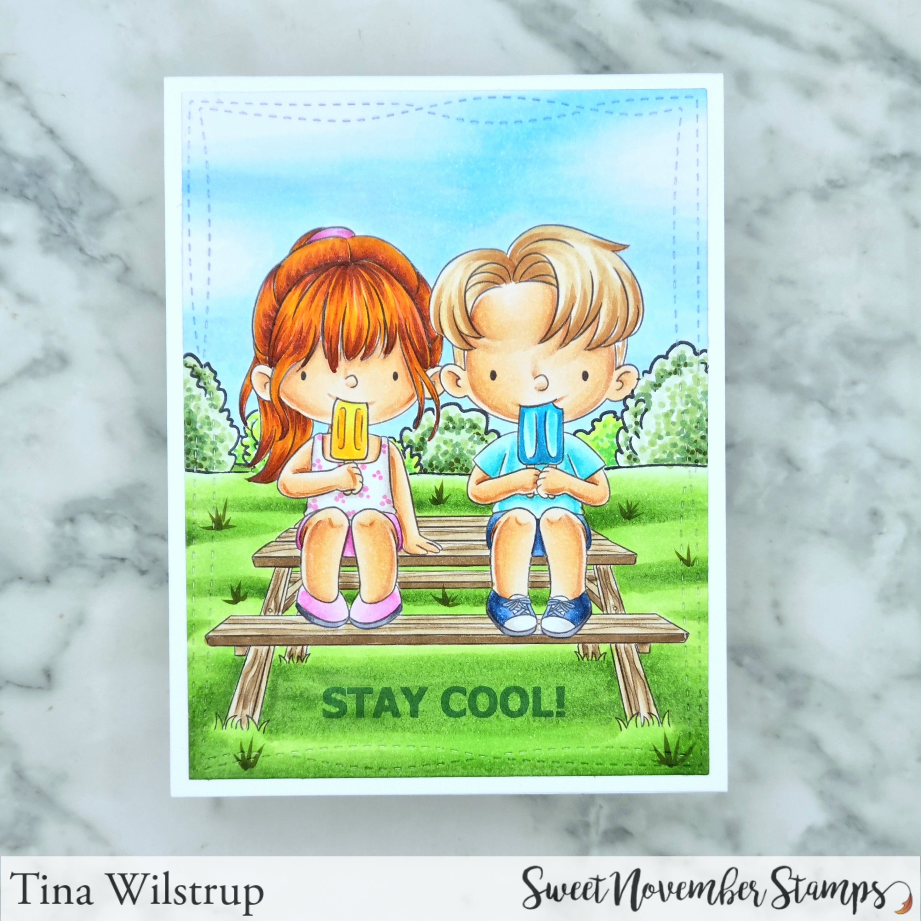 Digital Stamp - Summer Celebrations: Popsicles