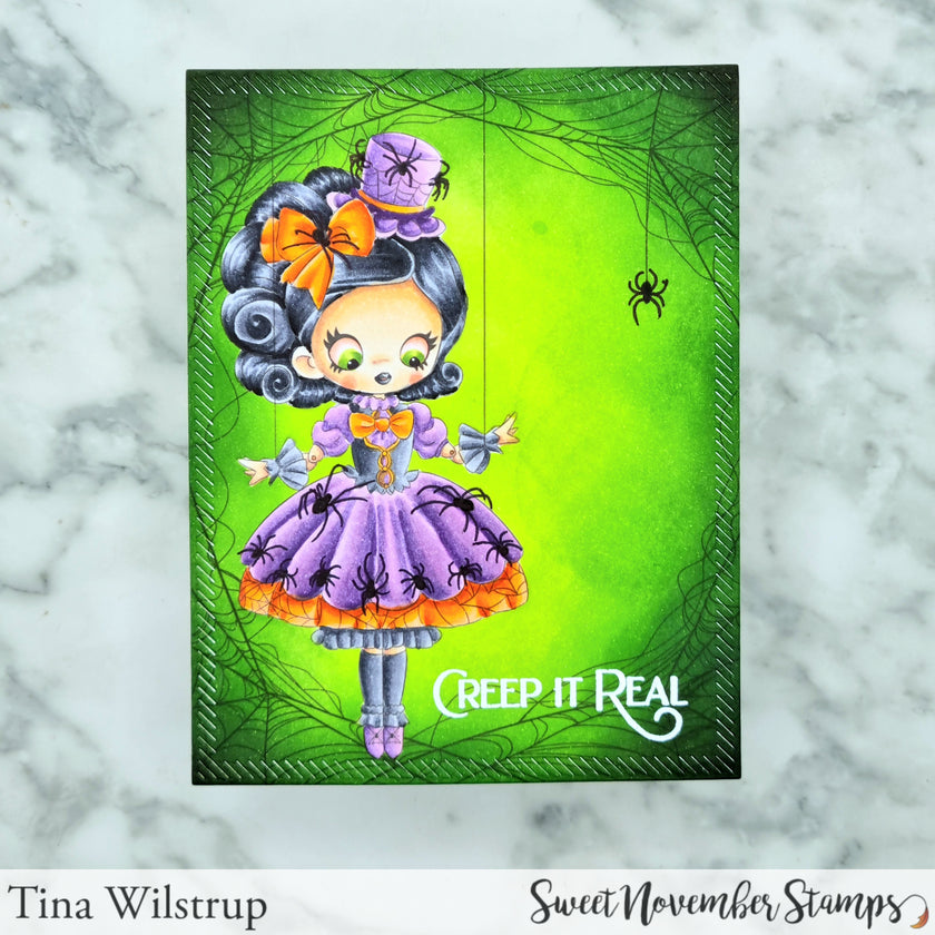 Digital Stamp - Creepy Doll: Wendy