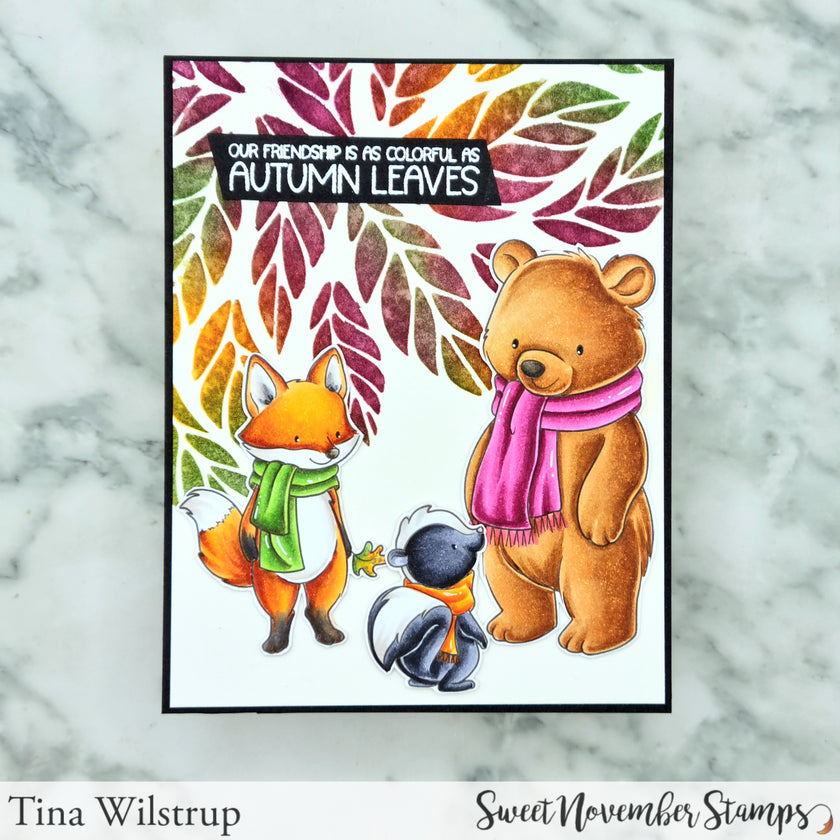 Clear Stamp Set - Cozy Knit Critters