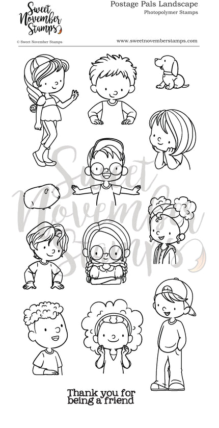 Clear Stamp Set - Postage Pals: Landscape