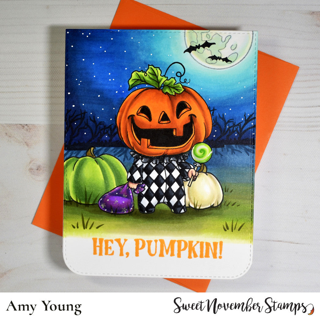 Clear Stamp Set - Pumpkin Head
