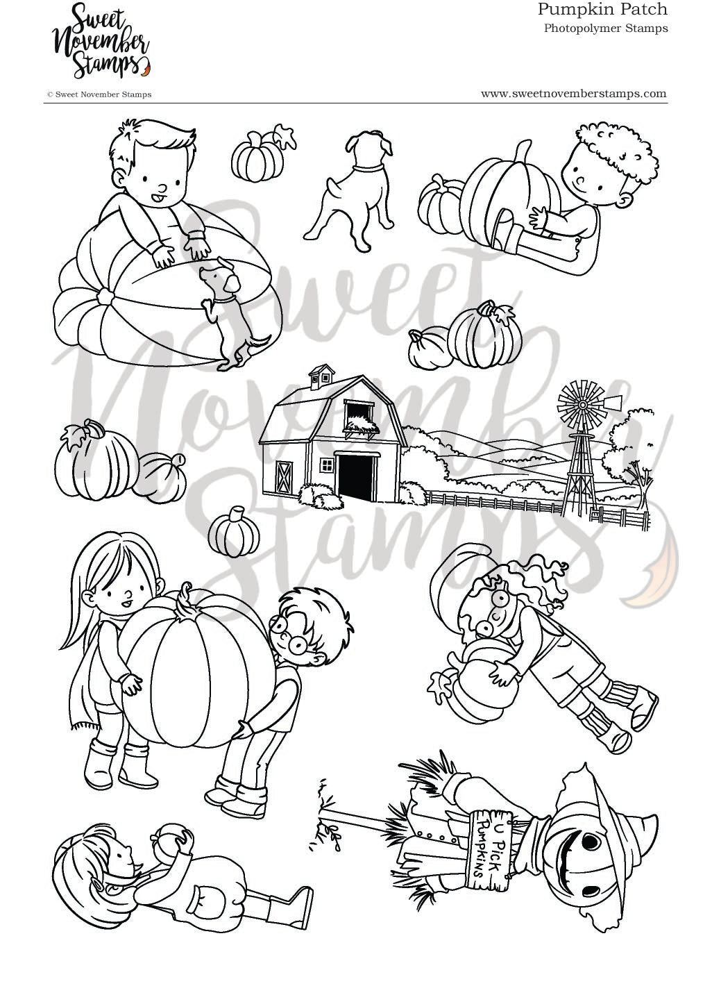 Clear Stamp Set - Pumpkin Patch