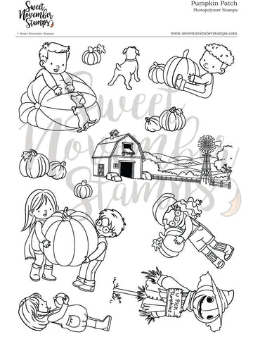 Clear Stamp Set - Pumpkin Patch