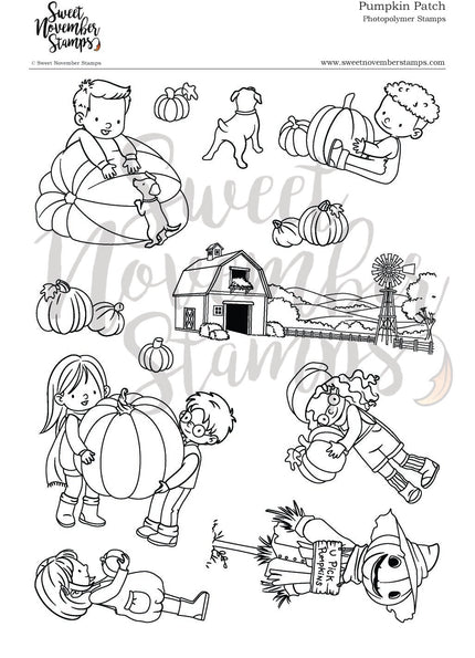 Clear Stamp Set - Pumpkin Patch