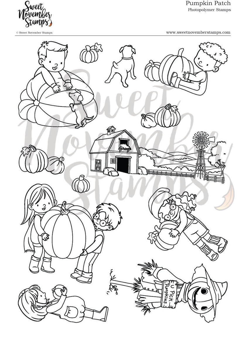 Clear Stamp Set - Pumpkin Patch
