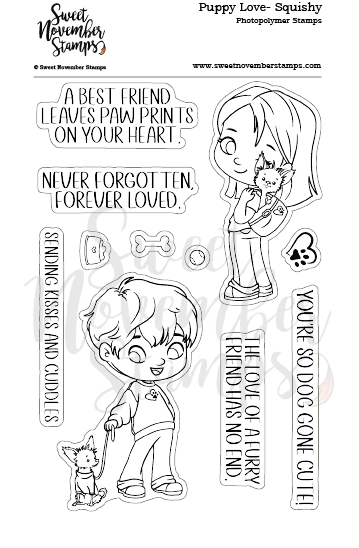 Clear Stamp Set - Puppy Love: Squishy