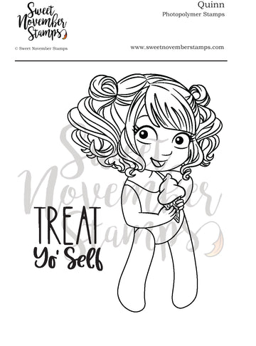 Clear Stamp Set - Quinn 3x4