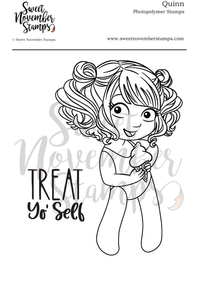 Clear Stamp Set - Quinn 3x4