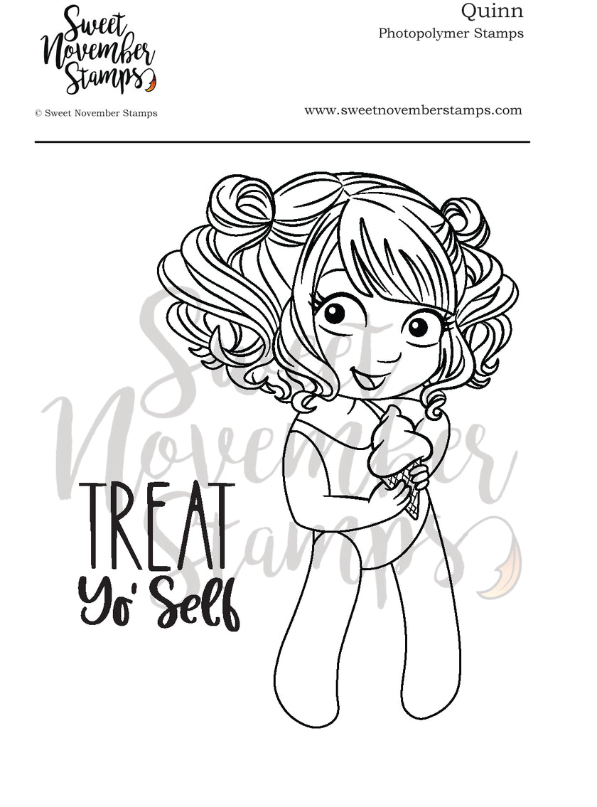 Clear Stamp Set - Quinn 3x4