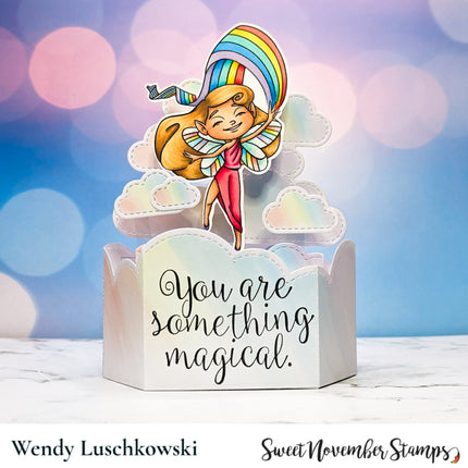 Digital Stamp - Rainbow Fairy