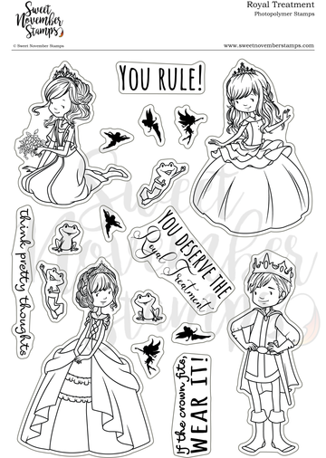 Clear Stamp Set - Royal Treatment 6x8