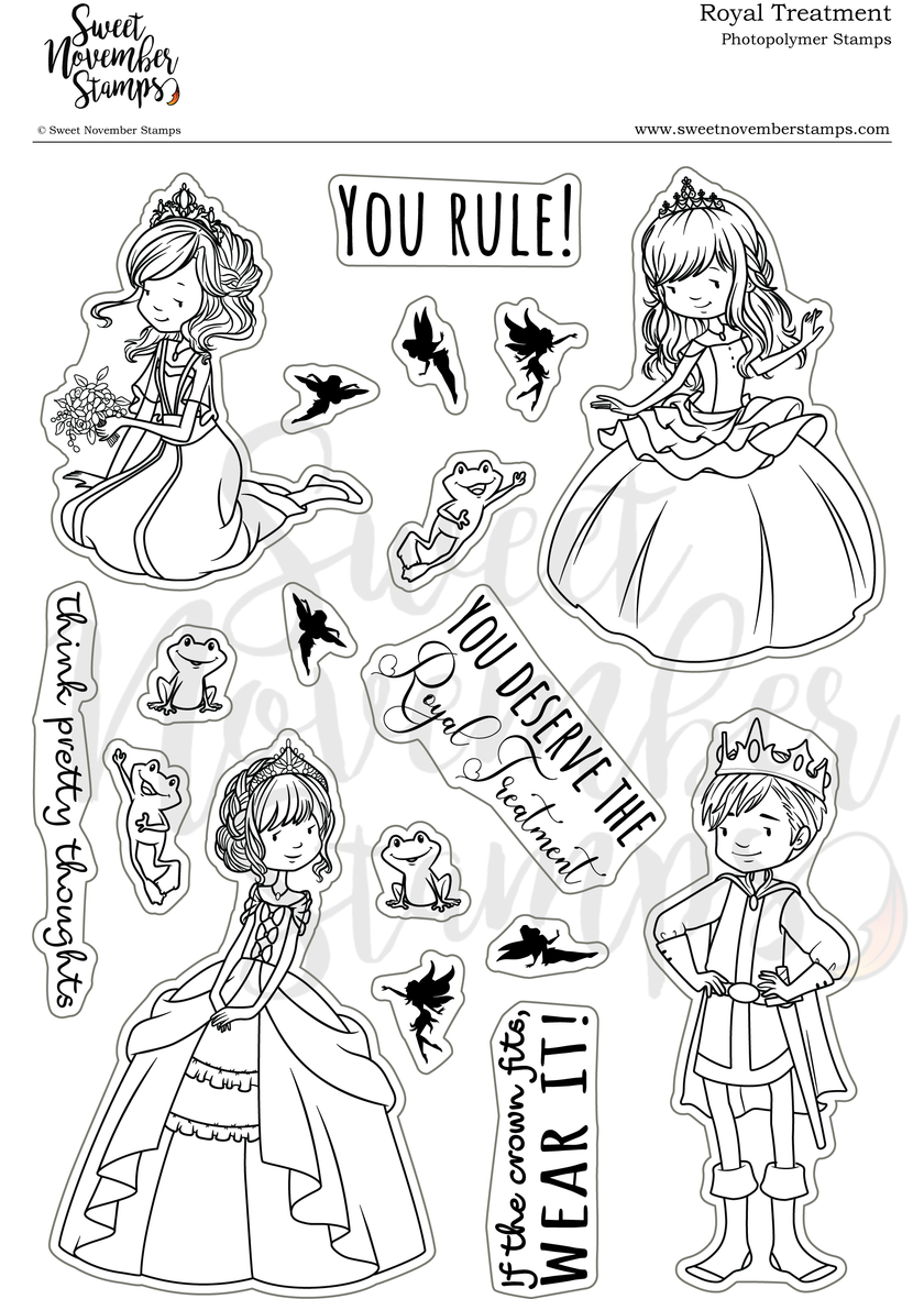 Clear Stamp Set - Royal Treatment 6x8