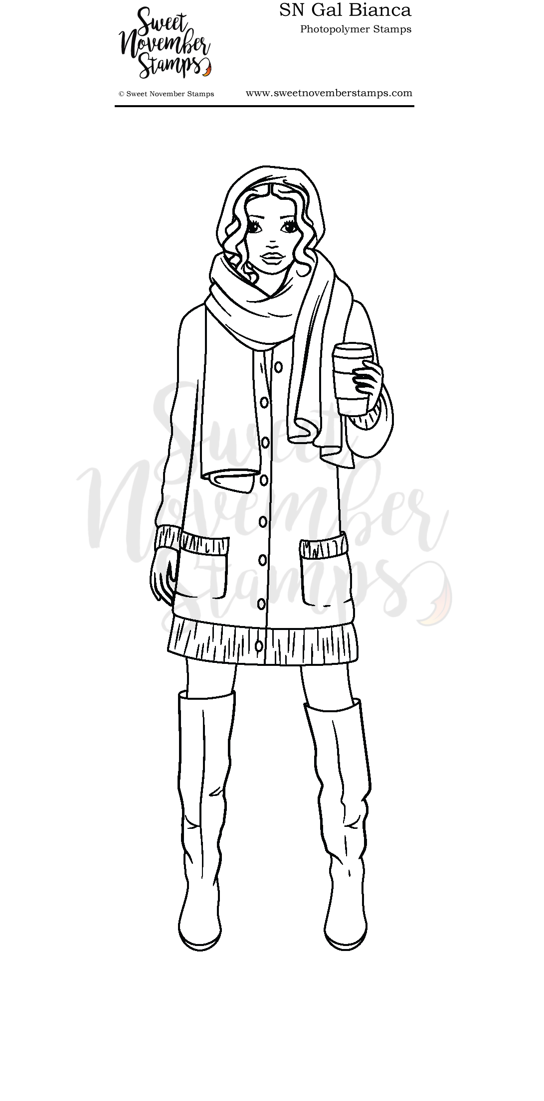 Clear Stamp Set - SN Gal Bianca