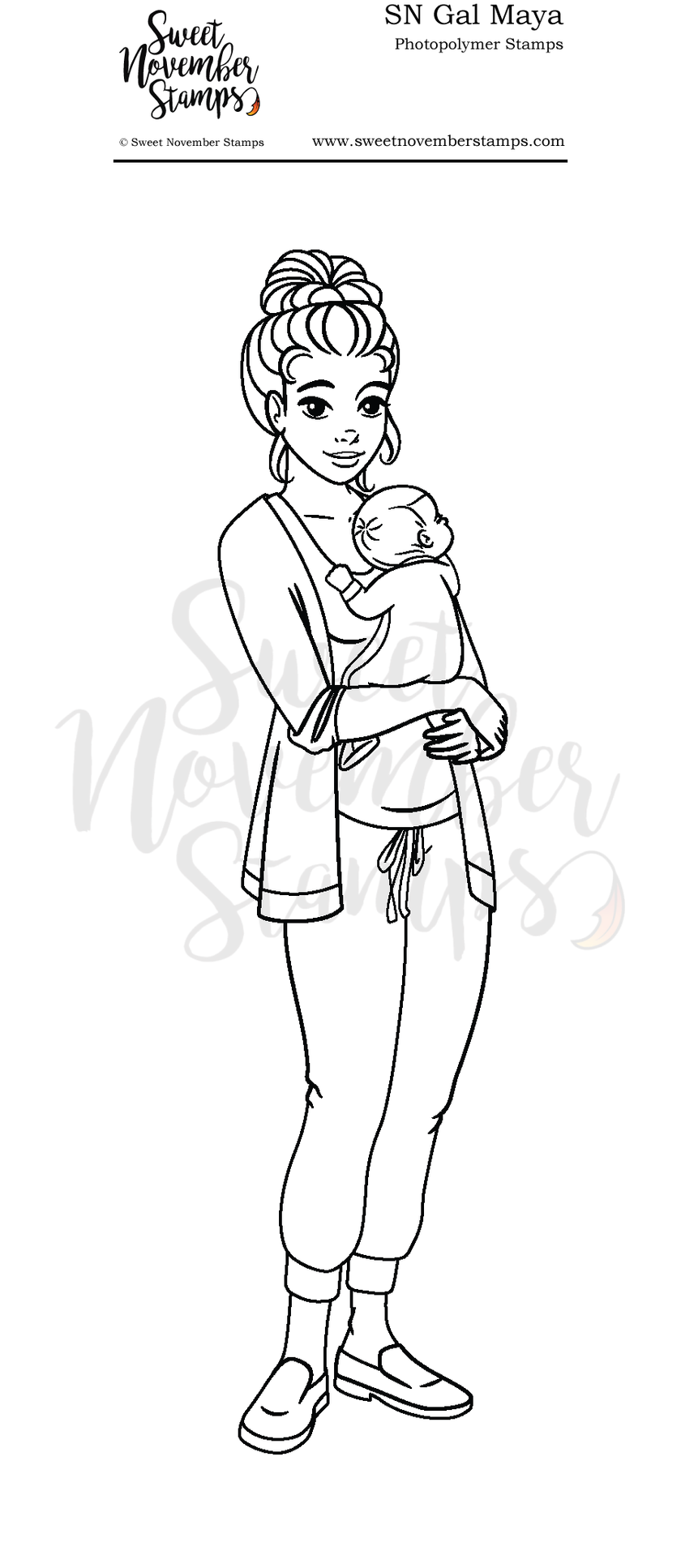 Clear Stamp Set - SN Gal Maya