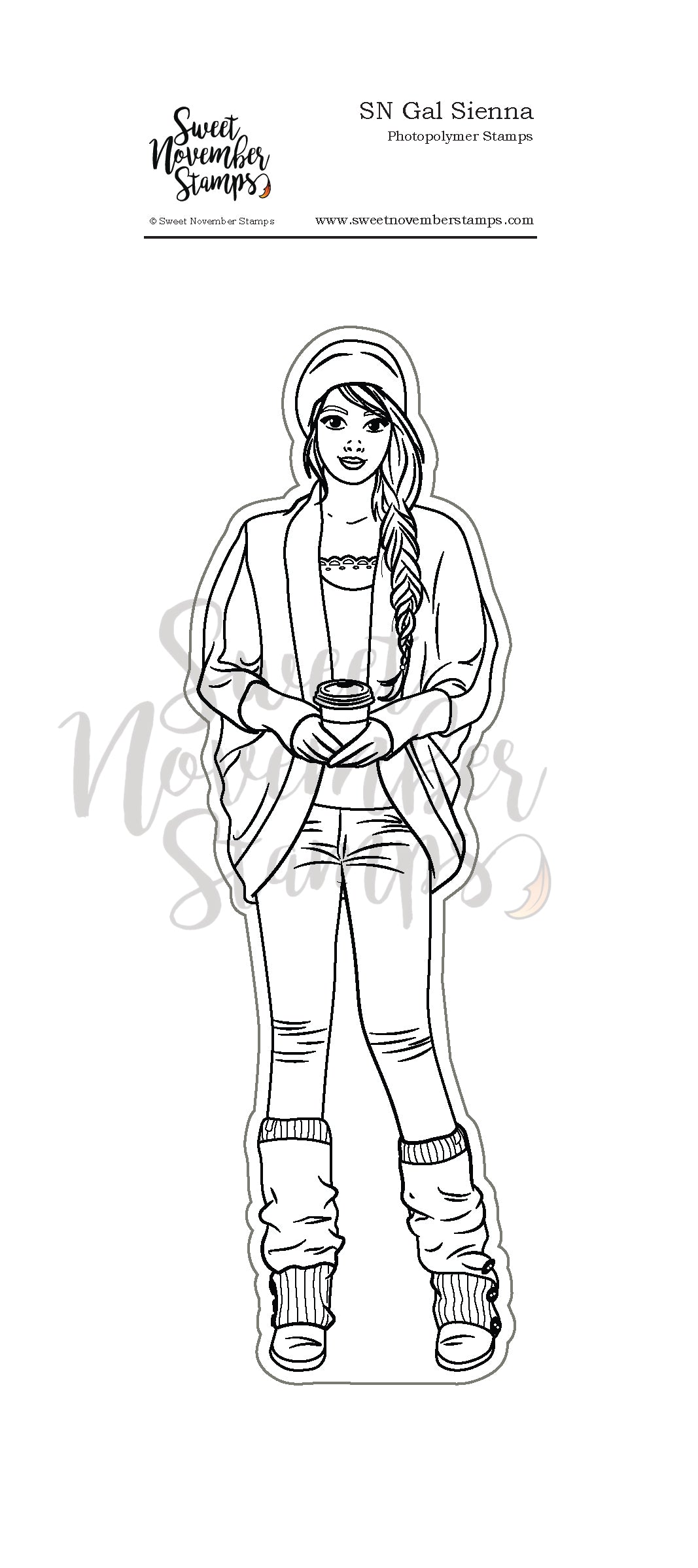 Clear Stamp Set - SN Gal Sienna