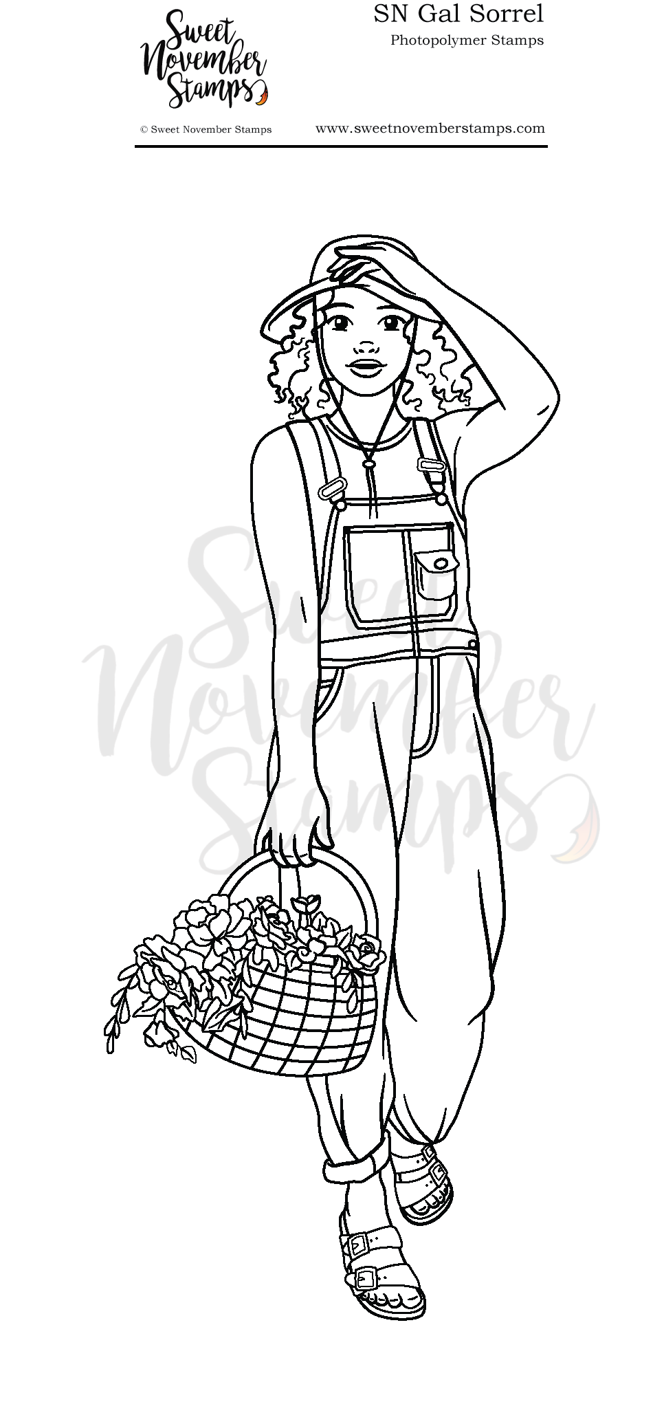 Clear Stamp Set - SN Gal Sorrel