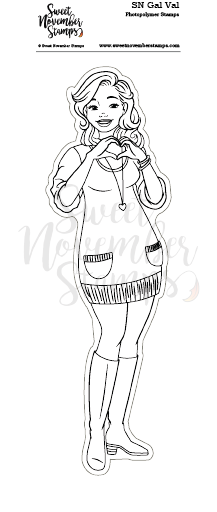 Clear Stamp Set - SN Gal Val
