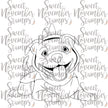 Digital Stamp - Howl-O-Ween Pups: Arthur's Dino Costume
