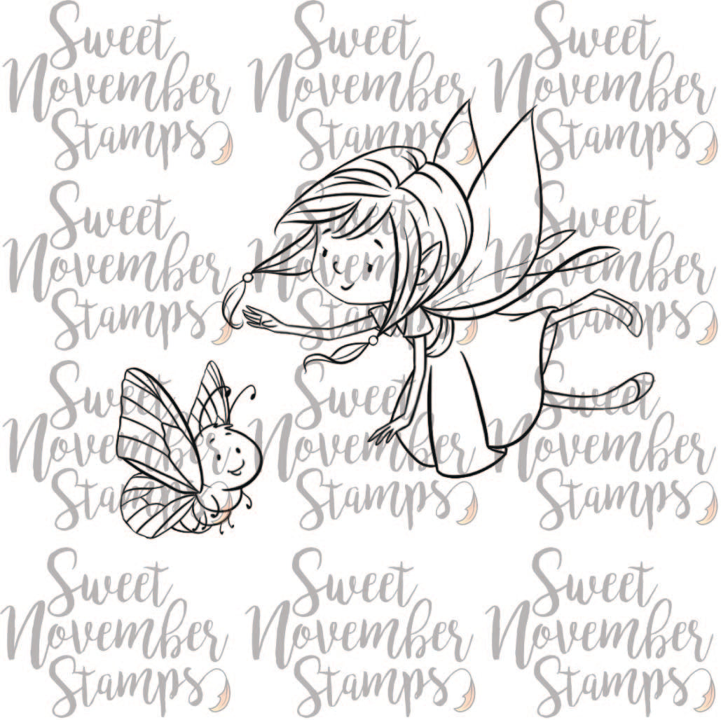 Digital Stamp - Flight of the Fairies: Audrey and Hugo