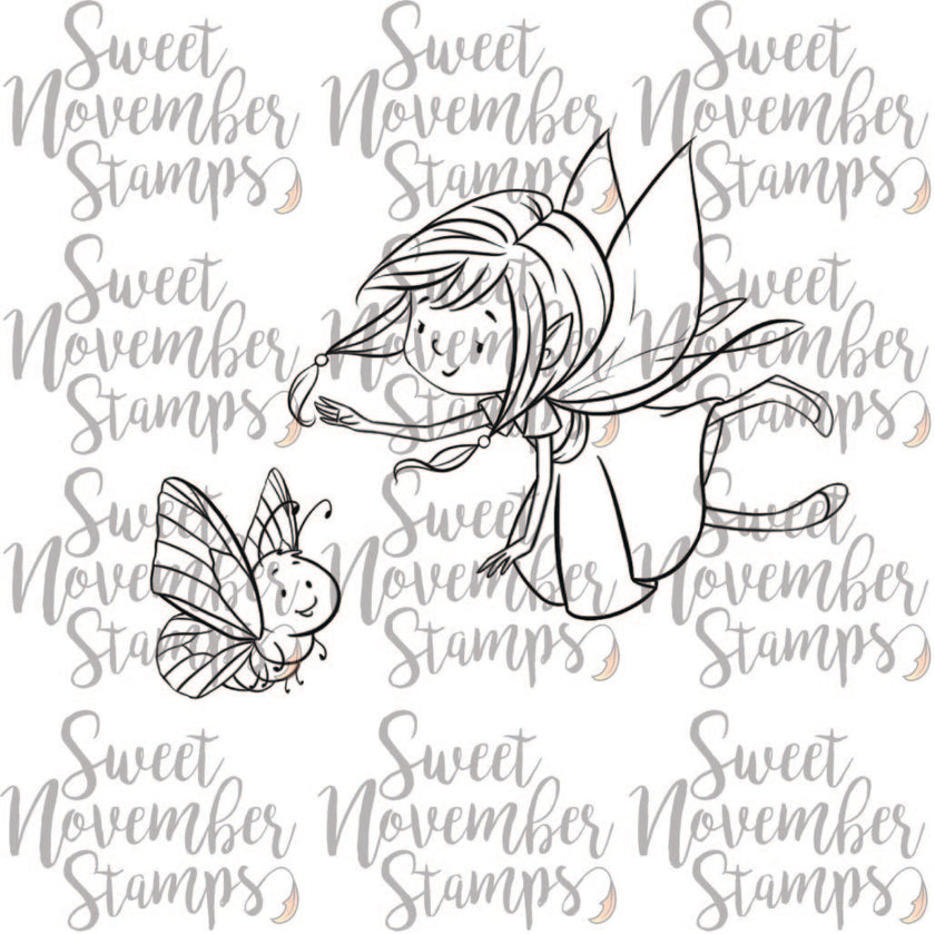 Digital Stamp - Flight of the Fairies: Audrey and Hugo